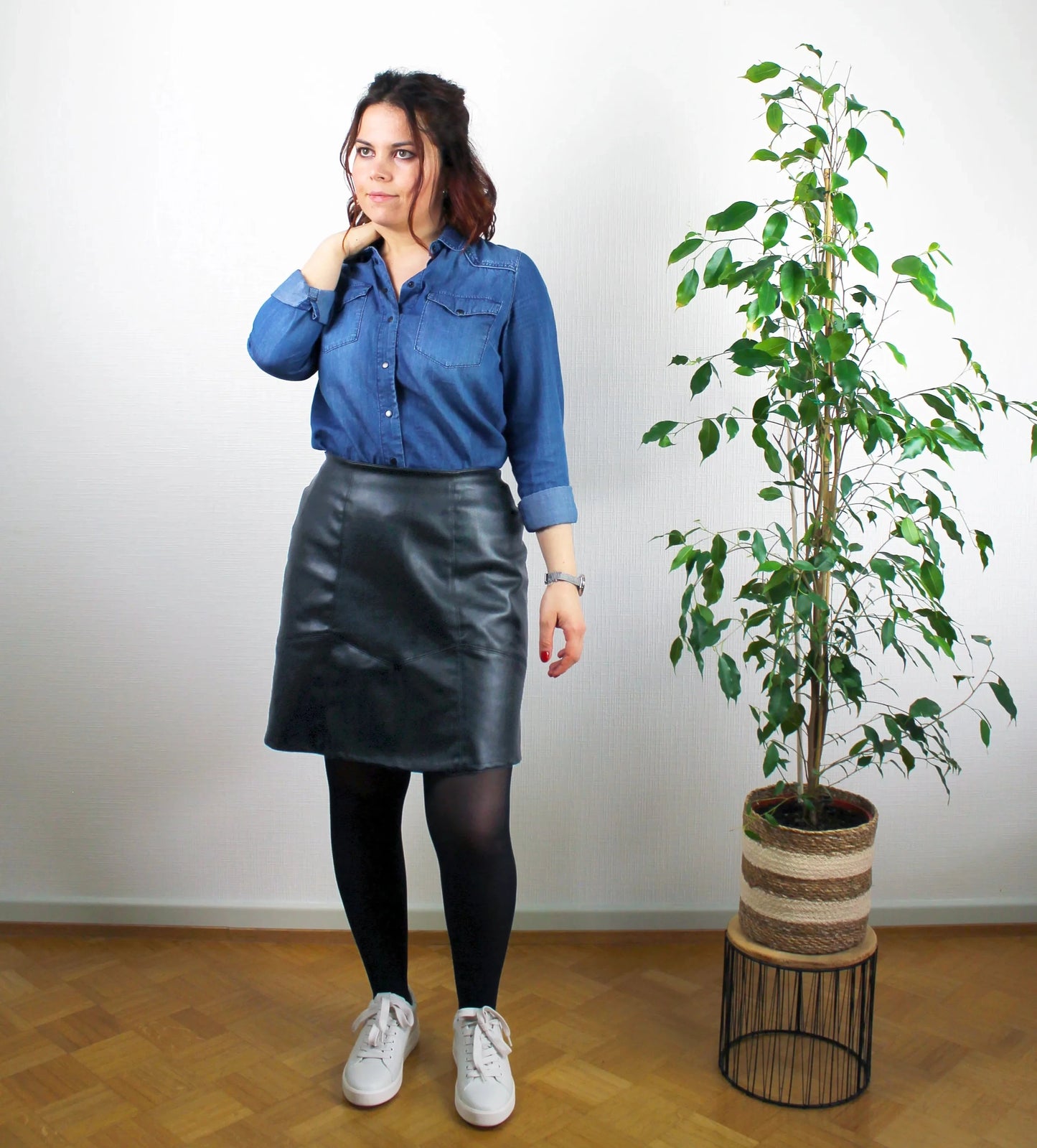 Présentation du patron de couture gratuit de Studio Malvina : la jupe trapèze Alessandria 